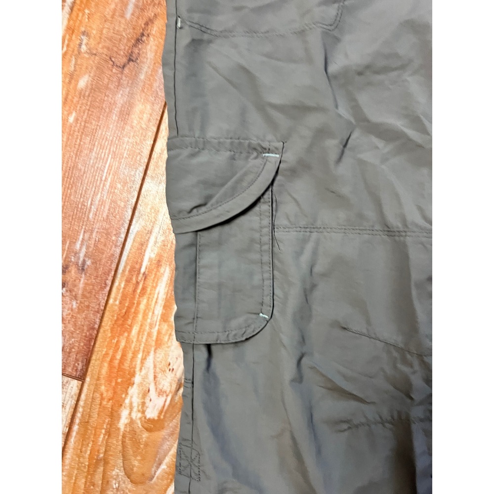 REI Girls M 10/12 Convertible Zip Off Hiking Pants Gray Nylon Outdoor Trail - Picture 8 of 12